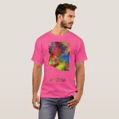 アリゾナの地図オーバーサイズ1 Tシャツ (正面フル)