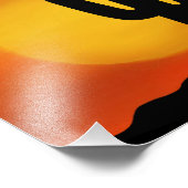 アリゾナの夕日とサボテンが地平線のデジタル フォトプリント            (角)