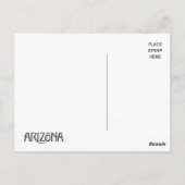 アリゾナの夕日 ポストカード (裏面)