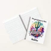 アリゾナの夕焼け素晴らしの景色を探索 ノートブック (内部)