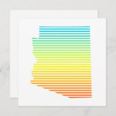 アリゾナの寒さのフェード 招待状 (正面/裏面)