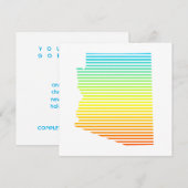 アリゾナの寒さのフェード 招待状 (正面/裏面)