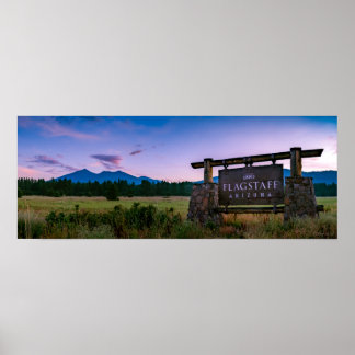 アリゾナの山々の早朝 ポスター