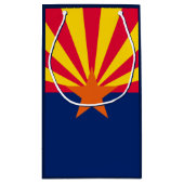 アリゾナの州の旗のデザイン スモールペーパーバッグ (裏面)