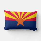アリゾナの州の旗のデザイン ランバークッション (裏面)