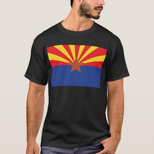 アリゾナの州の旗 Tシャツ (正面)