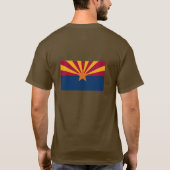 アリゾナの州の旗 Tシャツ (裏面)