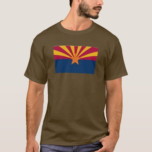 アリゾナの州の旗 Tシャツ (正面)