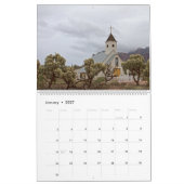 アリゾナの景色 カレンダー (1月 2027)