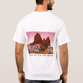 アリゾナの牛犬の救助-赤い石の州立公園 Tシャツ