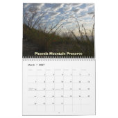 アリゾナの特別な場所 カレンダー (3月 2027)