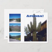 アリゾナの観光スポット！ ポストカード (正面/裏面)