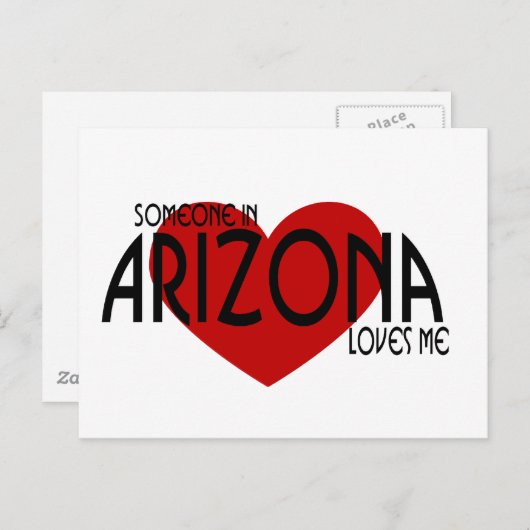 アリゾナの誰かが私を愛してる！ ポストカード (正面/裏面)