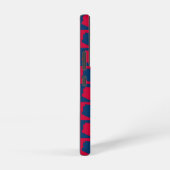 アリゾナの赤と青のパターン SAMSUNG GALAXYケース (右側面)