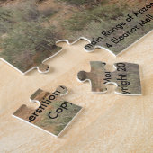 アリゾナの迷信の山地 ジグソーパズル (側面)