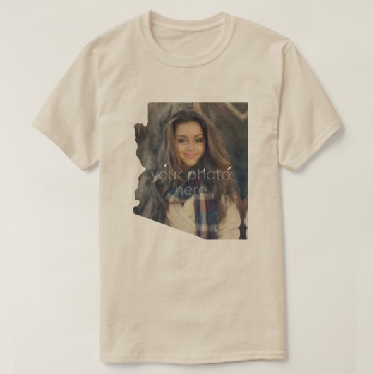 アリゾナのTシャツの写真州 Tシャツ (デザイン正面)