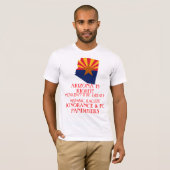アリゾナは右です! Tシャツ (正面フル)