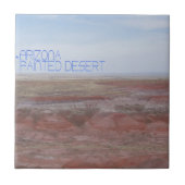 アリゾナは砂漠を絵を描きました タイル (正面)