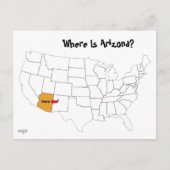 アリゾナは? ポストカード (正面)
