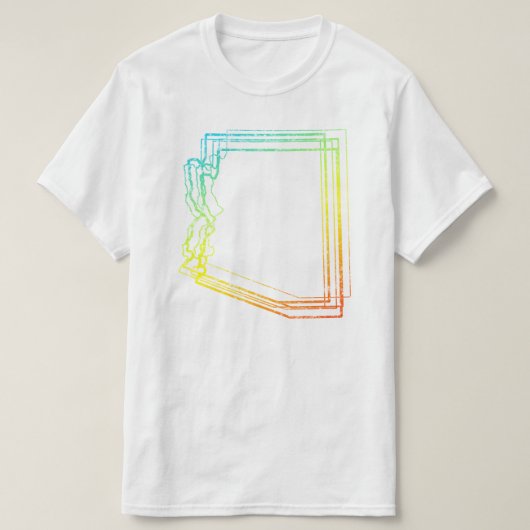 アリゾナぼやけシル Tシャツ (デザイン正面)