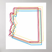 アリゾナぼやけプライド ポスター (正面)