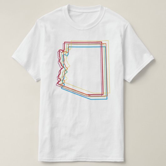 アリゾナぼやけプライド Tシャツ (デザイン正面)