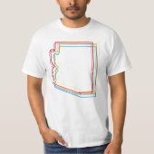 アリゾナぼやけプライド Tシャツ (正面)