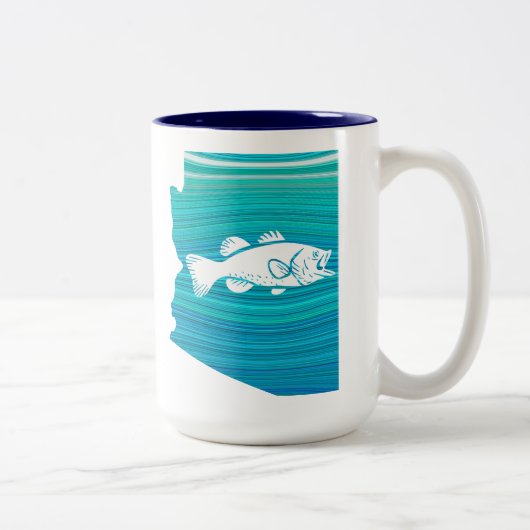 アリゾナウェーブ魚釣り ツートーンマグカップ (右)