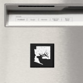 アリゾナエルク狩りブルエルクAZ州 マグネット (インサイチュ (食洗機))