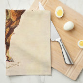 アリゾナカウボーイバイレミントン、ヴィンテージ西部 キッチンタオル (四つ折り)