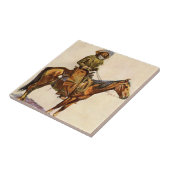 アリゾナカウボーイバイレミントン、ヴィンテージ西部 タイル (側面)