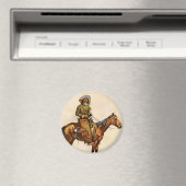 アリゾナカウボーイバイレミントン、ヴィンテージ西部 マグネット (インサイチュ (食洗機))