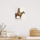 アリゾナカウボーイレミントンプリント ポスター (キッチン)