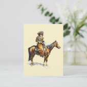 アリゾナカウボーイヴィンテージ1907フレデリックレミントン ポストカード (スタンド正面)