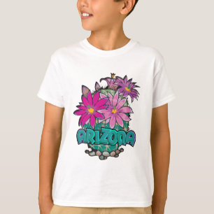 アリゾナカクタス開花 Tシャツ
