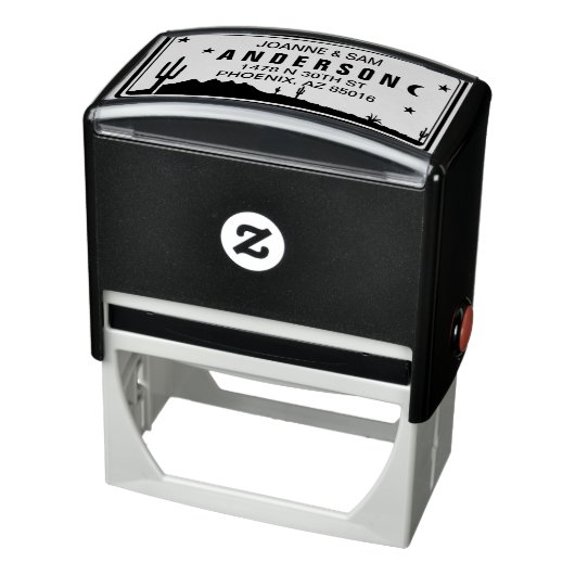 アリゾナカスタムライセンスプレート差出人住所スタンプ セルフインキングスタンプ (商品)