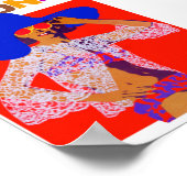 アリゾナカラフルレトロヴィンテージトラベル ポスター (角)