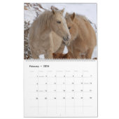 アリゾナカレンダーの野生馬 カレンダー (2月 2026)