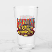 アリゾナガード犬のヘビ タンブラーグラス (裏面)