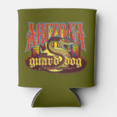 アリゾナガード犬のヘビ 缶クーラー (正面)