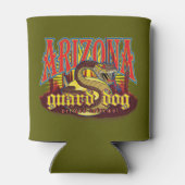 アリゾナガード犬のヘビ 缶クーラー (裏面)