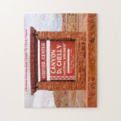 アリゾナキャニオンデチェリー。クリスマスグリーティング ジグソーパズル (縦)