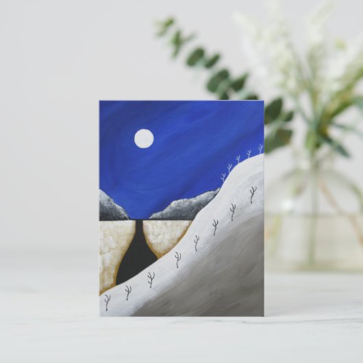 アリゾナクリスマスデザートサウスウエストサウス シーズンポストカード (スタンド正面)