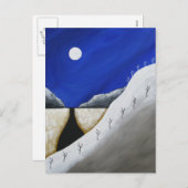 アリゾナクリスマスデザートサウスウエストサウス シーズンポストカード (正面/裏面)