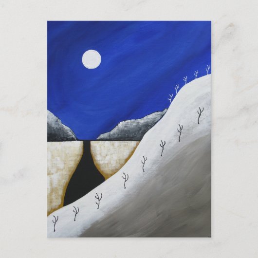 アリゾナクリスマスデザートサウスウエストサウス シーズンポストカード (正面)