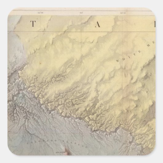 アリゾナグランドキャニオン スクエアシール (正面)