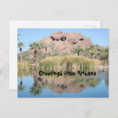 アリゾナグリーツフェニックスランドマーキングマウンテン ポストカード (正面/裏面)