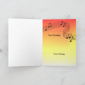 アリゾナココペリサンセットグリーティングカード カード (内部)