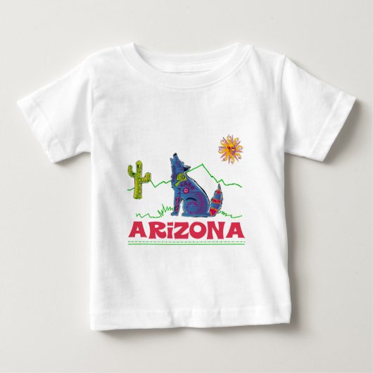 アリゾナコヨーテハウル ベビーTシャツ (正面)