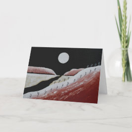 アリゾナサウスウエストデザートフォークアートグリーティングカード シーズンカード